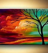 Image result for Canvas Tree Paintings with Birds