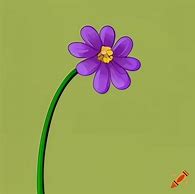 Image result for Flower in Cartoon Style