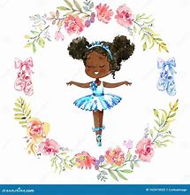 Image result for African American Ballerina Clip Art