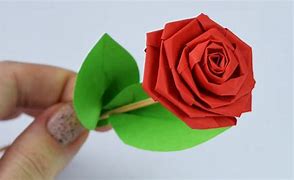 Image result for Making a Rose with Paper Tutorial