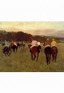 Image result for Edgar Degas Racehorses at Longchamp