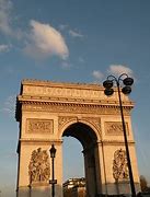 Image result for Painting Arc De Triomphe Pink Sky