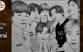 Image result for BTS Sketch Drawing