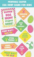 Image result for Easter Egg Hunt This Way Sign