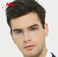 Image result for Titanium Rimless Glasses Frames