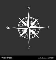 Image result for Compass Black and White