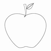 Image result for Apple Outline Printable