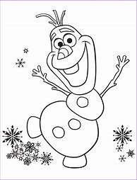 Image result for Frozen Christmas Coloring Pages Olaf