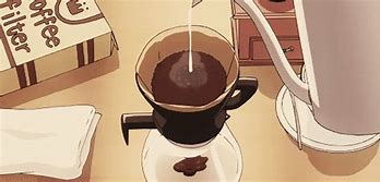 Image result for Anime Coffee Aesthetic