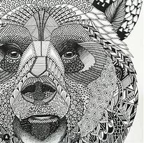 Image result for Zentangle Animal Drawings