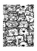 Image result for Animal Pattern Coloring Pages