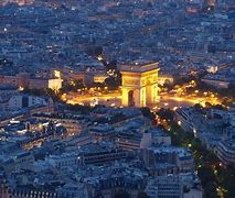 Image result for Arc De Triomphe Sky View