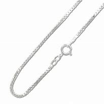 Image result for Silver Flat Box Chain