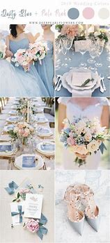 Image result for Dusty Blue and Blush Pink Wedding