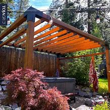 Image result for Pergola Designs Over Deck