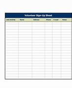 Image result for Mailing List Sign Up Sheet Template