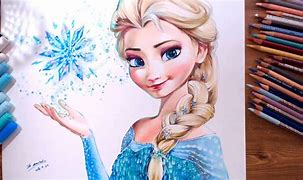 Image result for Elsa Frozen Drawing Easy