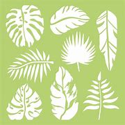 Image result for Leaf Stencil Art