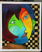 Image result for Pablo Picasso Cubism Oil Painting