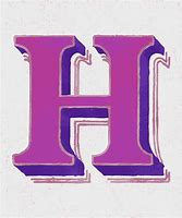 Image result for Letter H Fonts