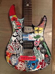 Image result for Cool Guitar Stickers