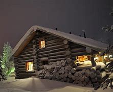 Image result for Winter Log Cabin Desktop Wallpaper