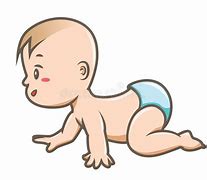 Image result for Child Crawling Clip Art