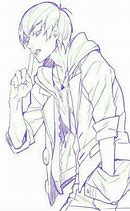 Image result for Anime Male Hoodie Drawing