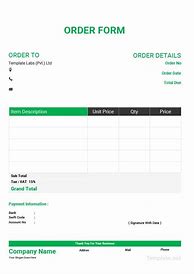 Image result for Sales Order Form Template Excel