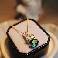 Image result for Dark Green Bunny Necklace