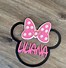 Image result for Minnie Mouse Name Sticker