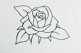 Image result for Very Easy Drawing of Rose