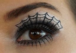 Image result for Spider Web Eye Makeup