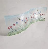 Image result for Curved Fused Glass Art