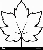 Image result for Maple Leaf Icon Black White