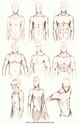 Image result for Anime Male Body Model