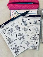 Image result for Black White Planner Words Stickers