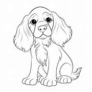 Image result for Cocker Spaniel Dog Coloring Pages