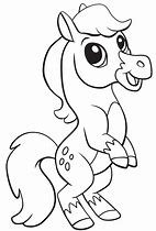 Image result for Cute Horse Coloring Pages