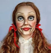 Image result for Annabelle Doll Makeup Halloween