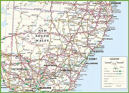 Image result for Map of North West New South Wales