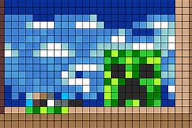 Image result for Minecraft Creeper Painting