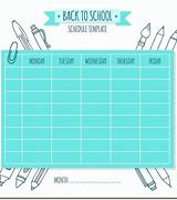 Image result for Daily Schedule Template Excel