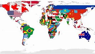 Image result for 6 World Map with Countries Labeled