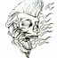 Image result for Skull Tattoo Flash Art