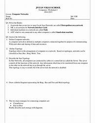 Image result for Computer Worksheet Class 8