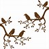 Image result for Bird Singing On Branch in Silhouette