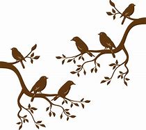 Image result for Bird On Tree Silhouette Painting