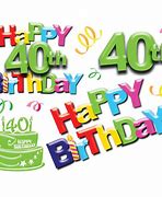 Image result for Funny 40th Birthday Clip Art