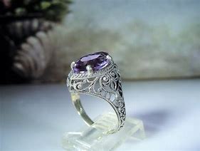 Image result for Silver Filigree Ring